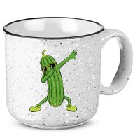 Dabbing Pickle Dancing Cucumber Lover Funny Gifts 15oz Campfire Ceramic Mug