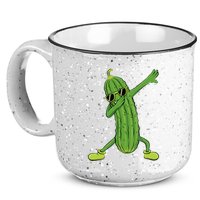 Dabbing Pickle Dancing Cucumber Lover Funny Gifts 15oz Campfire Ceramic Mug