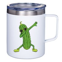 Dabbing Pickle Dancing Cucumber Lover Funny Gifts 12oz Stainless Steel Coffee Mug