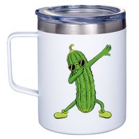 Dabbing Pickle Dancing Cucumber Lover Funny Gifts 12oz Stainless Steel Coffee Mug