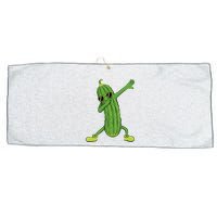 Dabbing Pickle Dancing Cucumber Lover Funny Gifts Large Microfiber Waffle Golf Towel