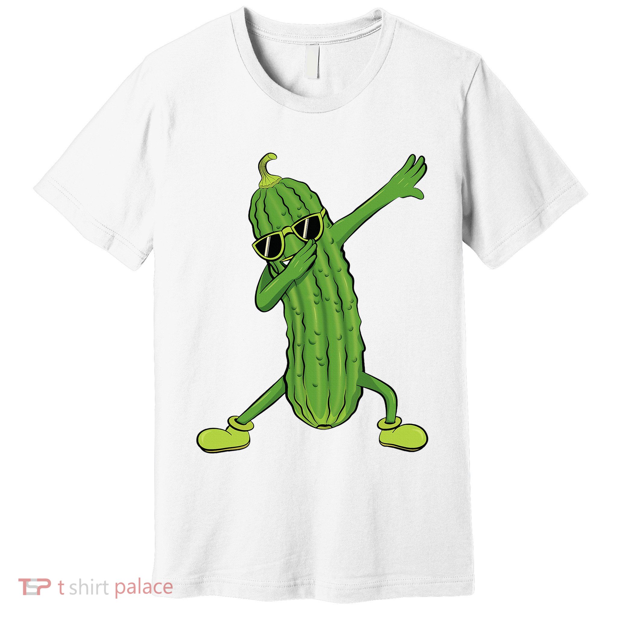 Dabbing Pickle Dancing Cucumber Lover Funny Gifts Premium T-Shirt