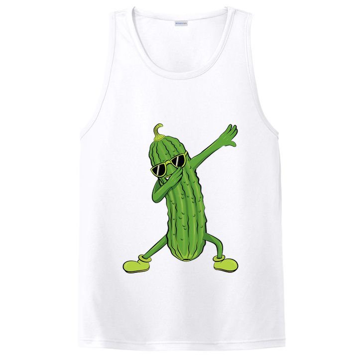 Dabbing Pickle Dancing Cucumber Lover Funny Gifts PosiCharge Competitor Tank