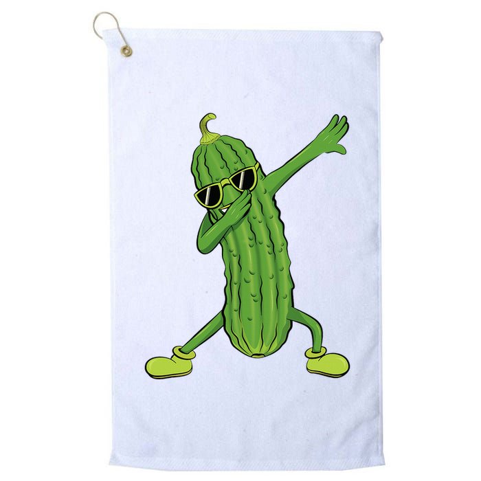 Dabbing Pickle Dancing Cucumber Lover Funny Gifts Golf Towel