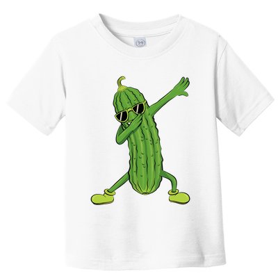 Dabbing Pickle Dancing Cucumber Lover Funny Gifts Toddler T-Shirt