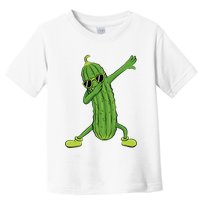 Dabbing Pickle Dancing Cucumber Lover Funny Gifts Toddler T-Shirt