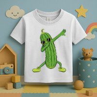 Dabbing Pickle Dancing Cucumber Lover Funny Gifts Toddler T-Shirt