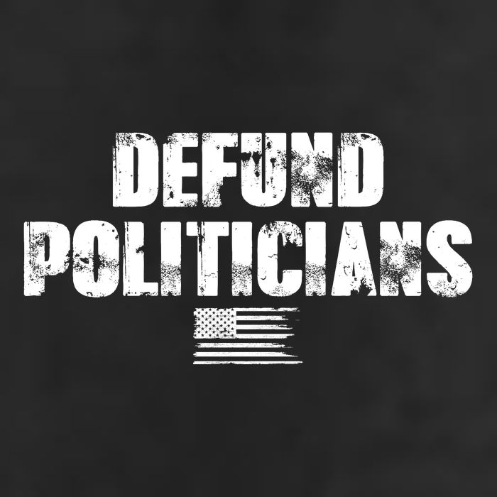 Defund Politicians Distressed Vintage USA Flag Trucker Hat