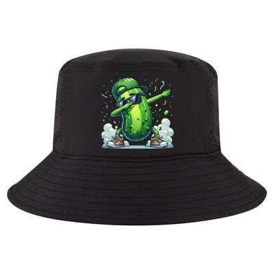 Dabbing Pickle Dancing Cucumber Lover Funny Sunglass Gift Cool Comfort Performance Bucket Hat