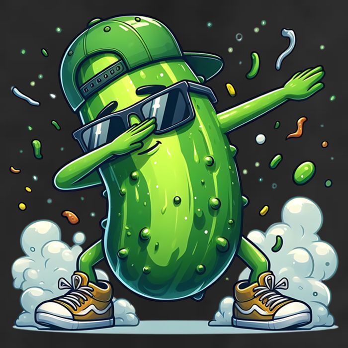 Dabbing Pickle Dancing Cucumber Lover Funny Sunglass Gift Cool Comfort Performance Bucket Hat