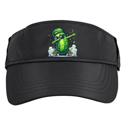 Dabbing Pickle Dancing Cucumber Lover Funny Sunglass Gift Adult Drive Performance Visor