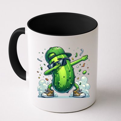 Dabbing Pickle Dancing Cucumber Lover Funny Sunglass Gift Mug