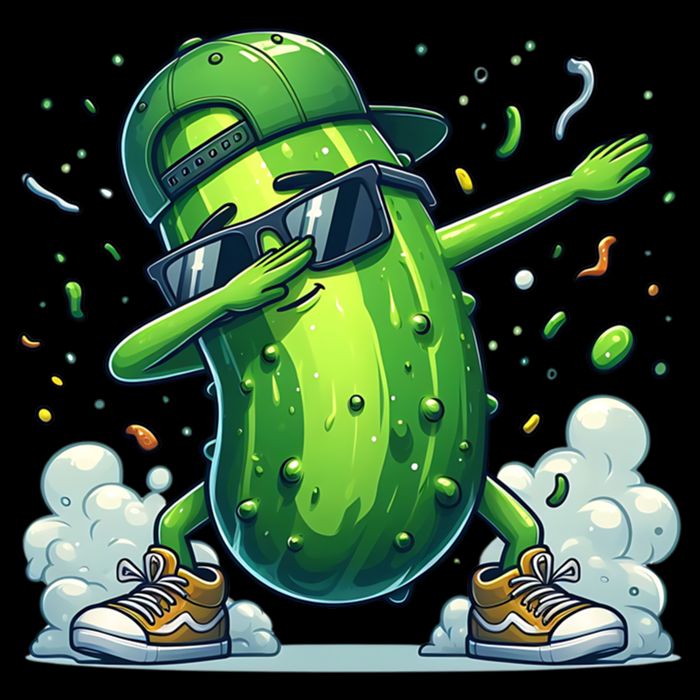 Dabbing Pickle Dancing Cucumber Lover Funny Sunglass Gift Drawstring Bag