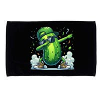 Dabbing Pickle Dancing Cucumber Lover Funny Sunglass Gift Microfiber Hand Towel