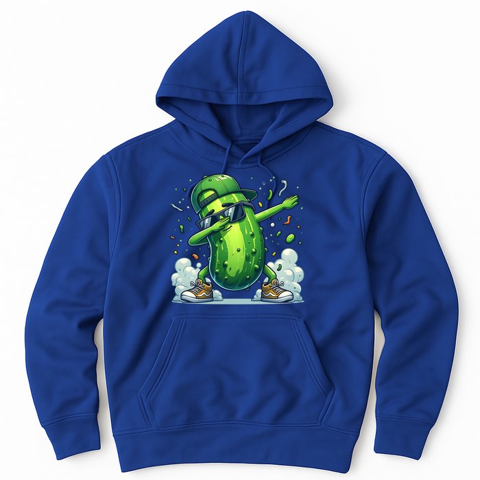 Dabbing Pickle Dancing Cucumber Lover Funny Sunglass Gift Hoodie