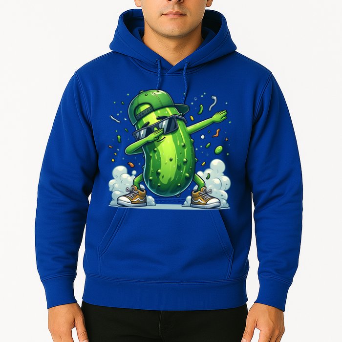 Dabbing Pickle Dancing Cucumber Lover Funny Sunglass Gift Hoodie