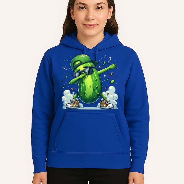 Dabbing Pickle Dancing Cucumber Lover Funny Sunglass Gift Hoodie