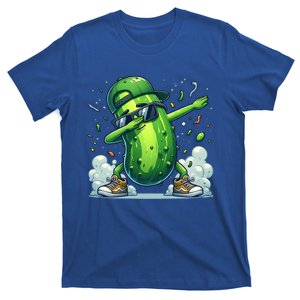 Dabbing Pickle Dancing Cucumber Lover Funny Sunglass Gift T-Shirt