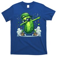 Dabbing Pickle Dancing Cucumber Lover Funny Sunglass Gift T-Shirt