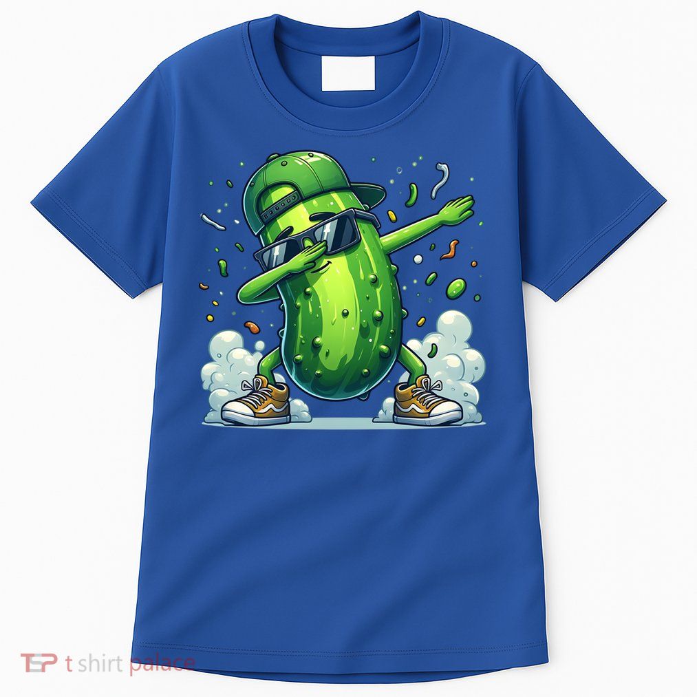 Dabbing Pickle Dancing Cucumber Lover Funny Sunglass Gift Tall T-Shirt