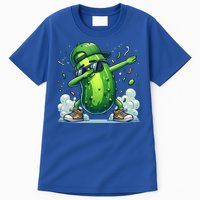 Dabbing Pickle Dancing Cucumber Lover Funny Sunglass Gift Tall T-Shirt