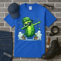 Dabbing Pickle Dancing Cucumber Lover Funny Sunglass Gift Tall T-Shirt