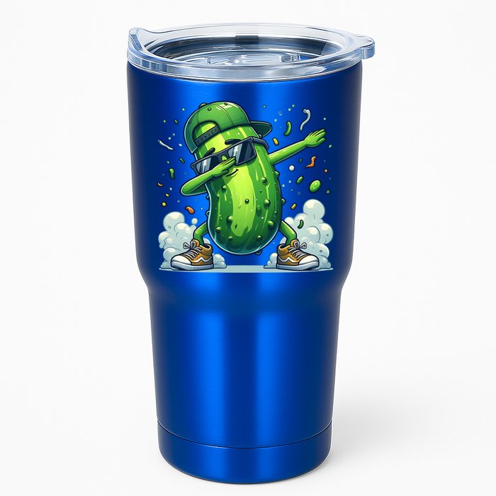 Dabbing Pickle Dancing Cucumber Lover Funny Sunglass Gift Tumbler