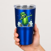 Dabbing Pickle Dancing Cucumber Lover Funny Sunglass Gift Tumbler