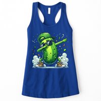 Dabbing Pickle Dancing Cucumber Lover Funny Sunglass Gift Womens Tank Top