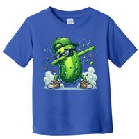 Dabbing Pickle Dancing Cucumber Lover Funny Sunglass Gift Toddler T-Shirt