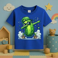 Dabbing Pickle Dancing Cucumber Lover Funny Sunglass Gift Toddler T-Shirt