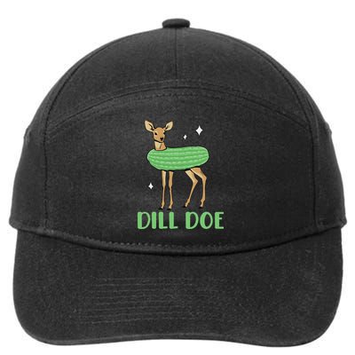 Dill Pickle Dill Doe Dark Inappropriate Offensive 7-Panel Snapback Hat