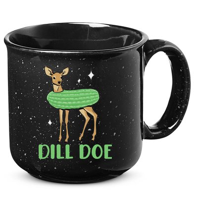 Dill Pickle Dill Doe Dark Inappropriate Offensive 15oz Campfire Ceramic Mug