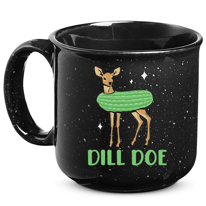 Dill Pickle Dill Doe Dark Inappropriate Offensive 15oz Campfire Ceramic Mug