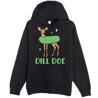 Dill Pickle Dill Doe Dark Inappropriate Offensive Premium Pullover Hoodie