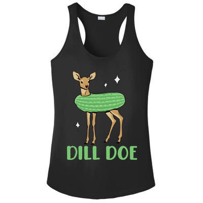 Dill Pickle Dill Doe Dark Inappropriate Offensive Ladies PosiCharge Competitor Racerback Tank