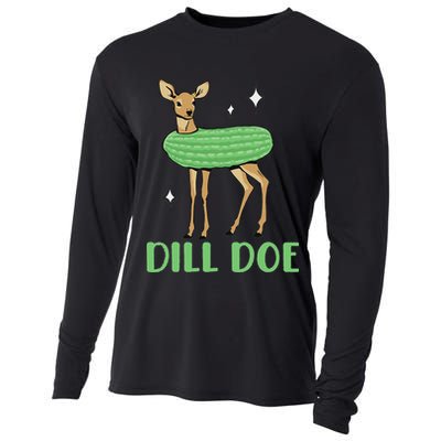 Dill Pickle Dill Doe Dark Inappropriate Offensive Cooling Performance Long Sleeve Crew