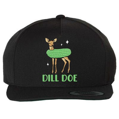 Dill Pickle Dill Doe Dark Inappropriate Offensive Wool Snapback Cap