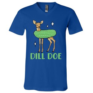 Dill Pickle Dill Doe Dark Inappropriate Offensive V-Neck T-Shirt