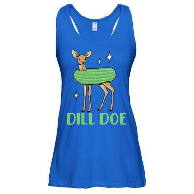 Dill Pickle Dill Doe Dark Inappropriate Offensive Ladies Essential Flowy Tank