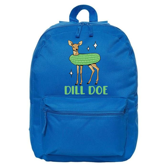 Dill Pickle Dill Doe Dark Inappropriate Offensive 16 in Basic Backpack