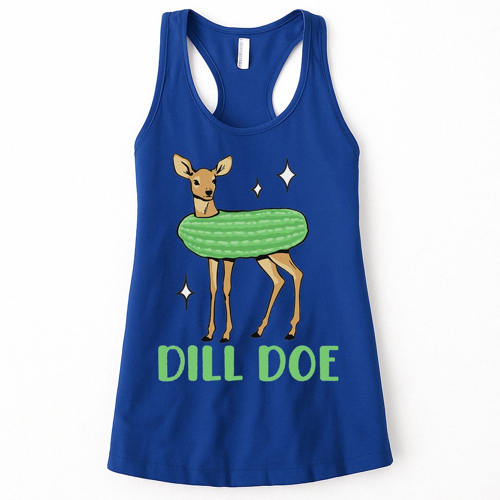 Dill Pickle Dill Doe Dark Inappropriate Offensive Womens Tank Top