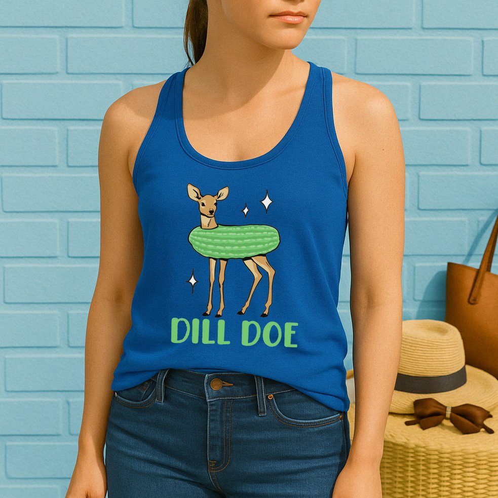 Dill Pickle Dill Doe Dark Inappropriate Offensive Womens Tank Top