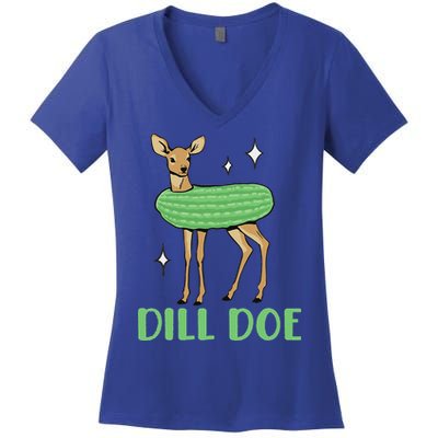 Dill Pickle Dill Doe Dark Inappropriate Offensive Women's V-Neck T-Shirt