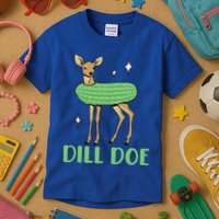 Dill Pickle Dill Doe Dark Inappropriate Offensive Kids T-Shirt