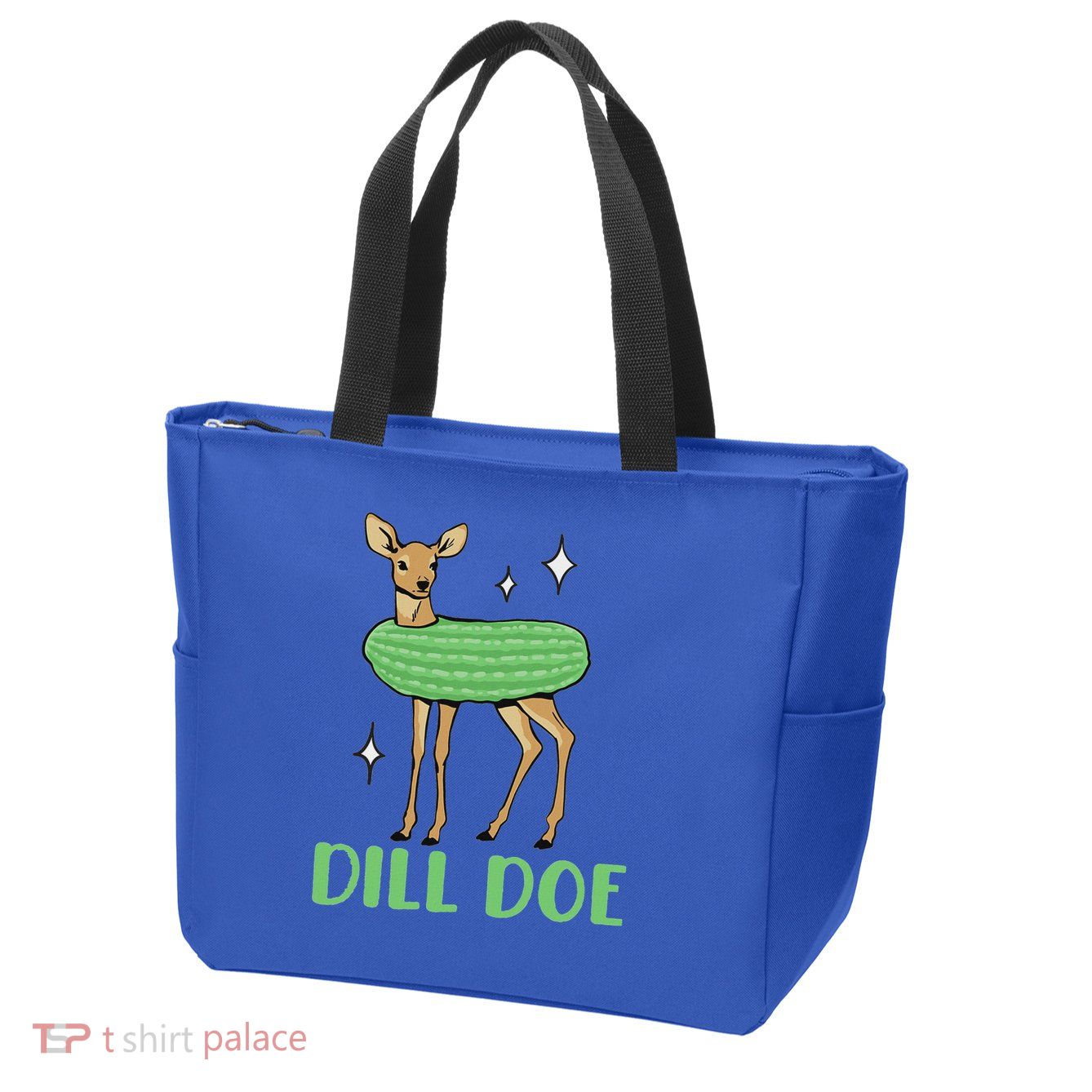 Dill Pickle Dill Doe Dark Inappropriate Offensive Zip Tote Bag