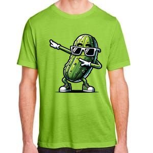 Dabbing Pickle Dancing Cucumber Pickle Food Squad Gift Adult ChromaSoft Performance T-Shirt