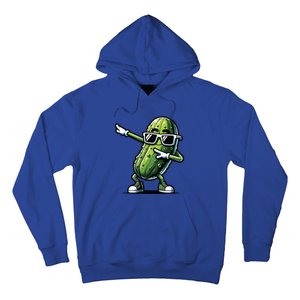 Dabbing Pickle Dancing Cucumber Pickle Food Squad Gift Hoodie