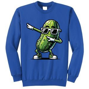 Dabbing Pickle Dancing Cucumber Pickle Food Squad Gift Sweatshirt