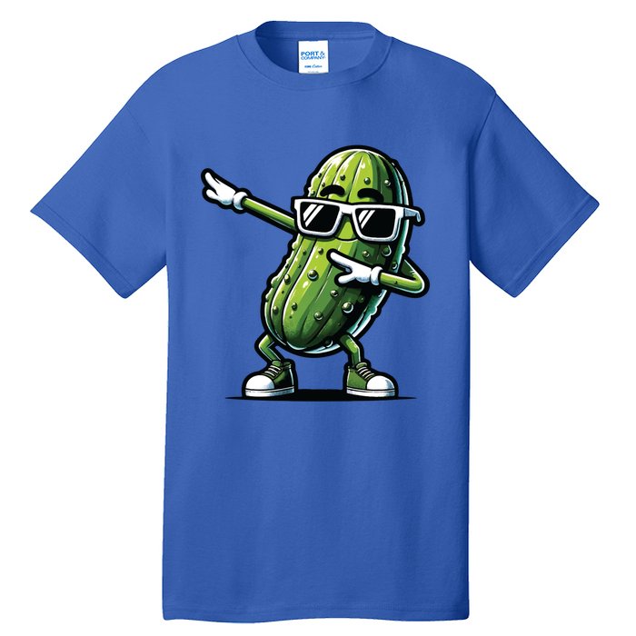 Dabbing Pickle Dancing Cucumber Pickle Food Squad Gift Tall T-Shirt